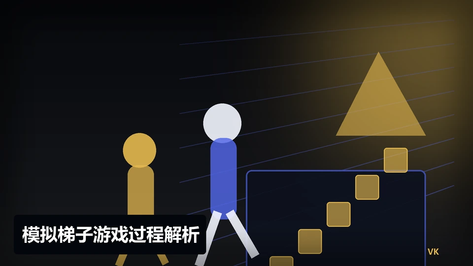模拟梯子游戏过程与要点插图