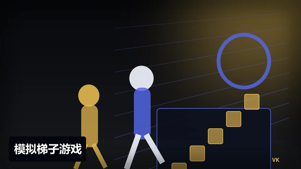模拟梯子游戏主题插图